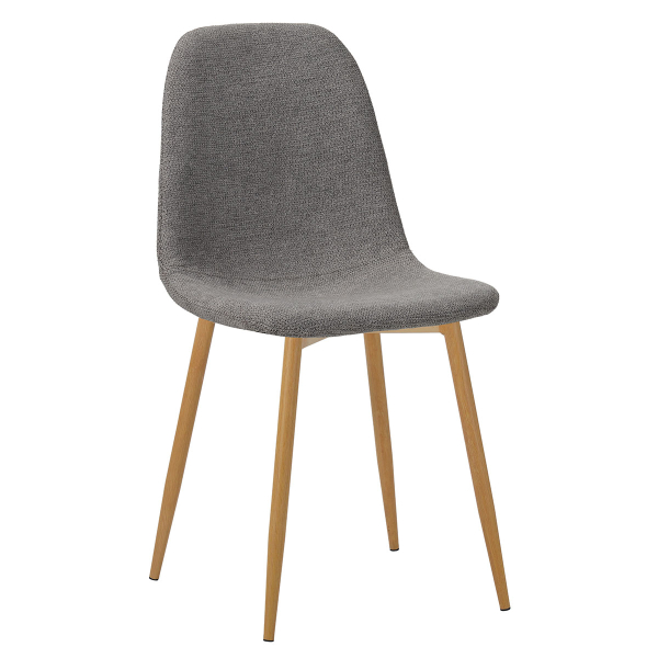 Καρέκλα Τραπεζαρίας (58.5x55x93) Spitishop Daily Natural/Grey