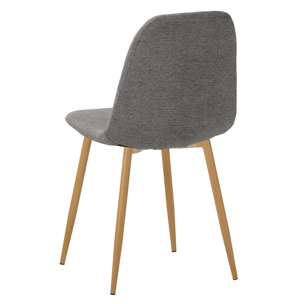 Καρέκλα Τραπεζαρίας (58.5x55x93) Spitishop Daily Natural/Grey