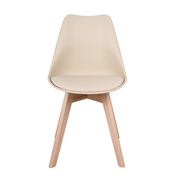 Καρέκλα Τραπεζαρίας (44x51x77) Spitishop Essential Taupe