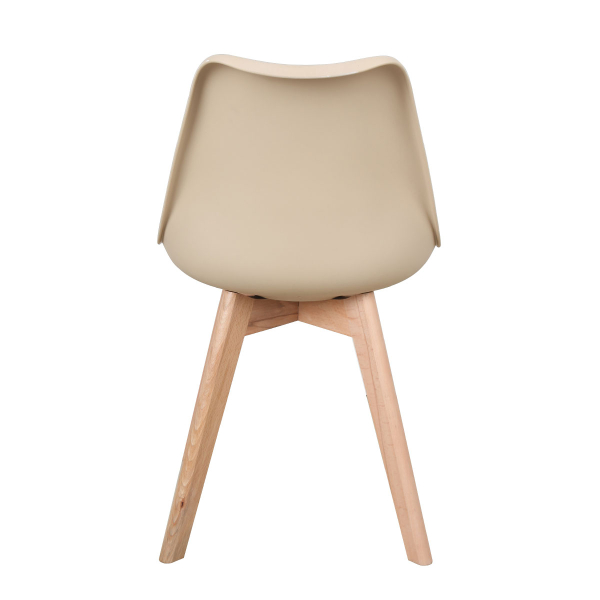 Καρέκλα Τραπεζαρίας (44x51x77) Spitishop Essential Taupe