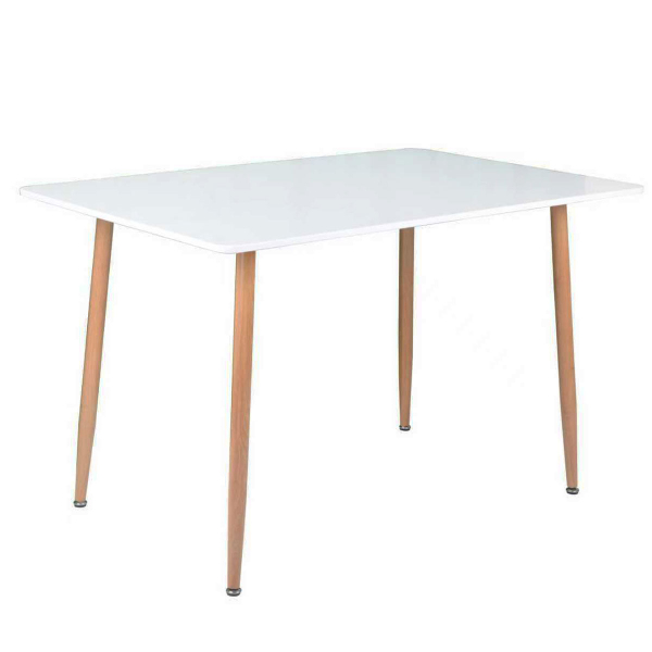 Τραπέζι Κουζίνας (120x80x75) Spitishop Essential White