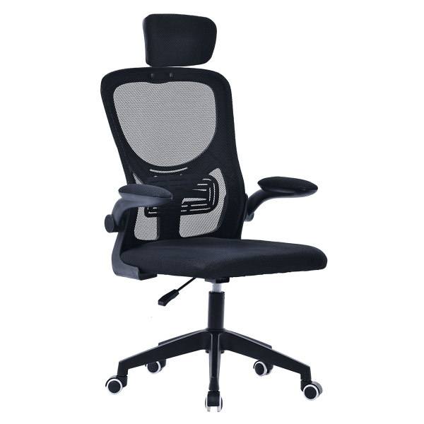 Καρέκλα Γραφείου (60x61x121) Spitishop Apex Black