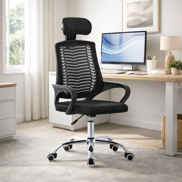 Καρέκλα Γραφείου (60x61x118) Spitishop Loft Black