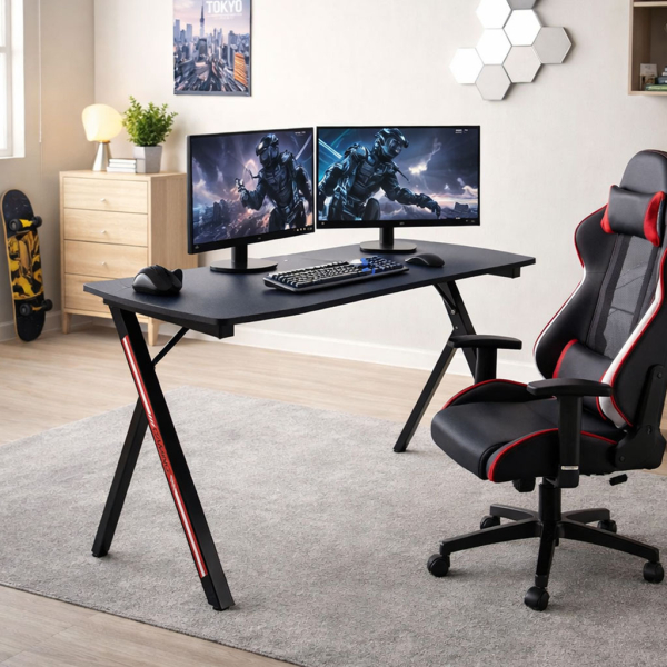 Γραφείο Gaming (120x60x73) Spitishop Titan