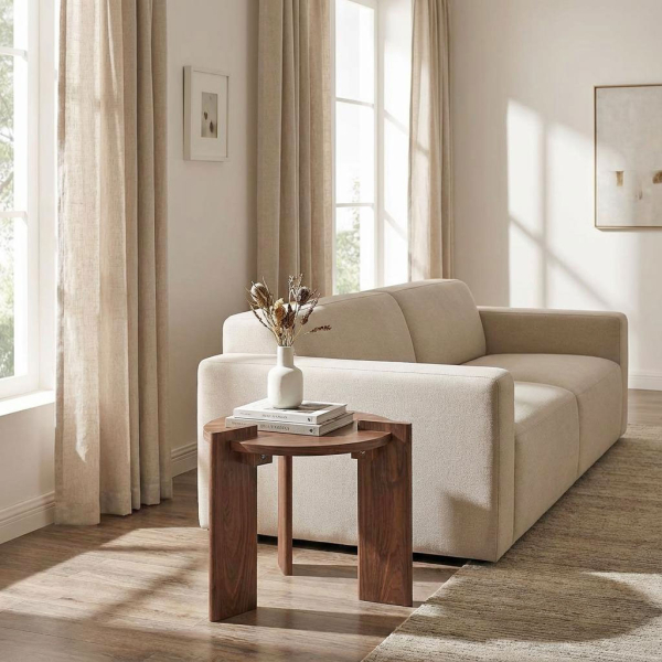 Βοηθητικό Τραπεζάκι (Φ50x45) Spitishop Venice Brune