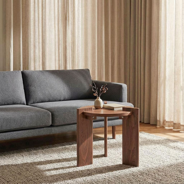 Βοηθητικό Τραπεζάκι (Φ50x45) Spitishop Venice Brune