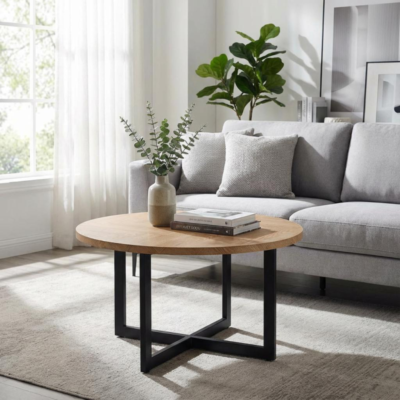 Τραπέζι Σαλονιού (Φ80x45) Spitishop Verona