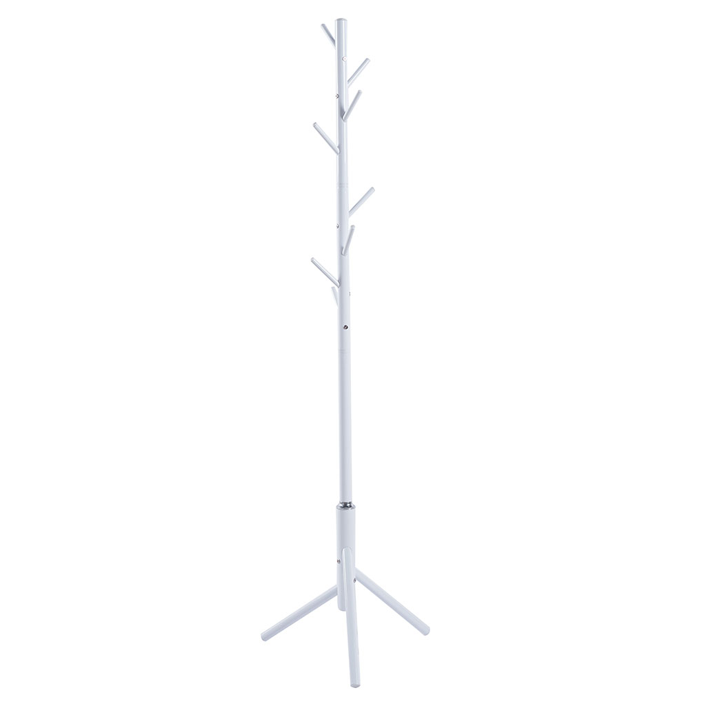 Καλόγερος Ρούχων (58X58X175) Spitishop Espina White Home Έπιπλα Εισόδου Καλόγεροι Spitishop