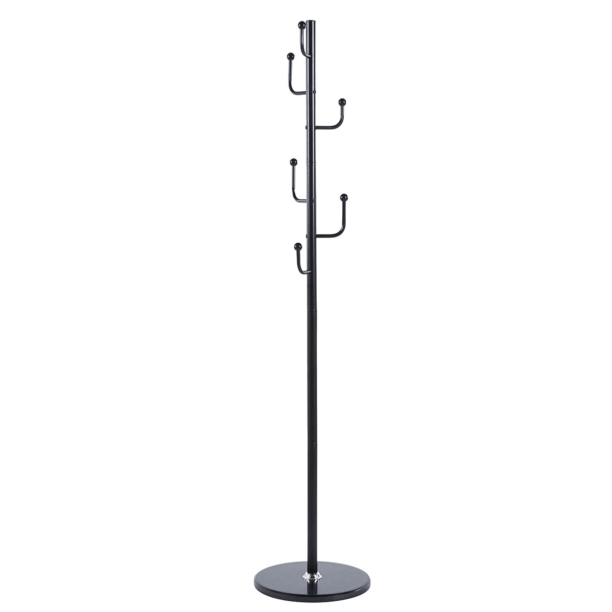 Καλόγερος Ρούχων (37X37X175) Spitishop Cactus Black Home Έπιπλα Εισόδου Καλόγεροι Spitishop