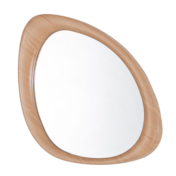 Διακοσμητικός Καθρέφτης Τοίχου (52x77) Spitishop Catania Natural