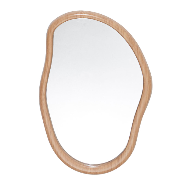 Διακοσμητικός Καθρέφτης Τοίχου (52x77) Spitishop Genova Natural