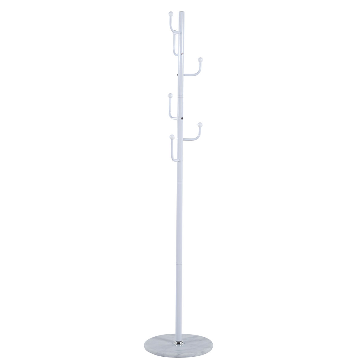 Καλόγερος Ρούχων (37X37X175) Spitishop Cactus White Home Έπιπλα Εισόδου Καλόγεροι Spitishop