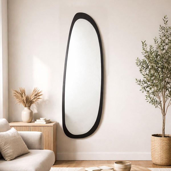 Καθρέφτης Τοίχου (50x160) Spitishop Napoli Black