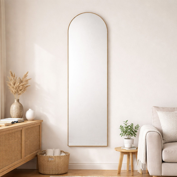 Καθρέφτης Τοίχου (40x120) Spitishop Perugia Natural