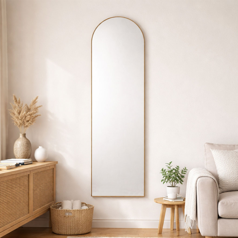 Καθρέφτης Τοίχου (40x120) Spitishop Perugia Natural