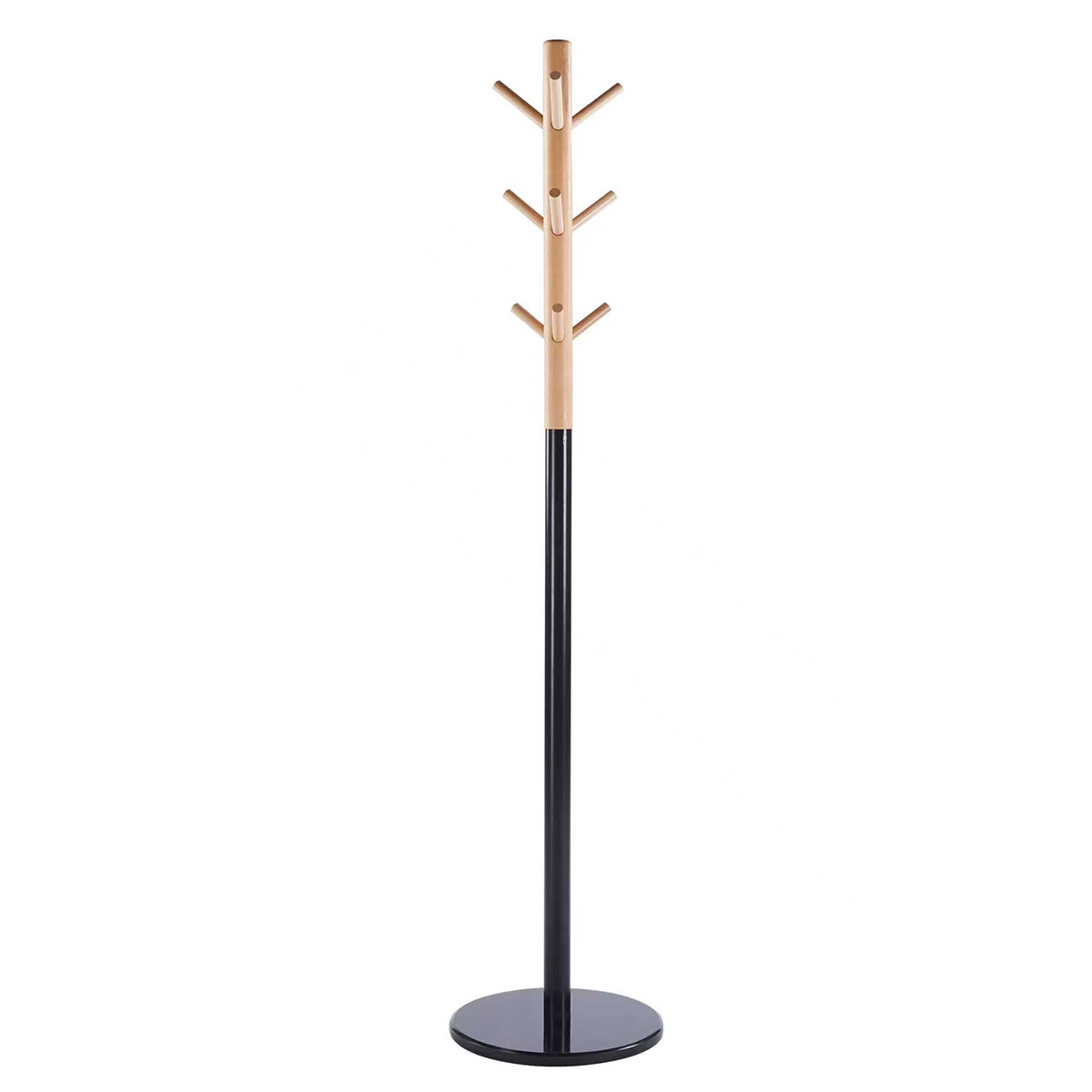 Καλόγερος Ρούχων (Φ37X172) Spitishop Arc Black Home Έπιπλα Εισόδου Καλόγεροι Spitishop