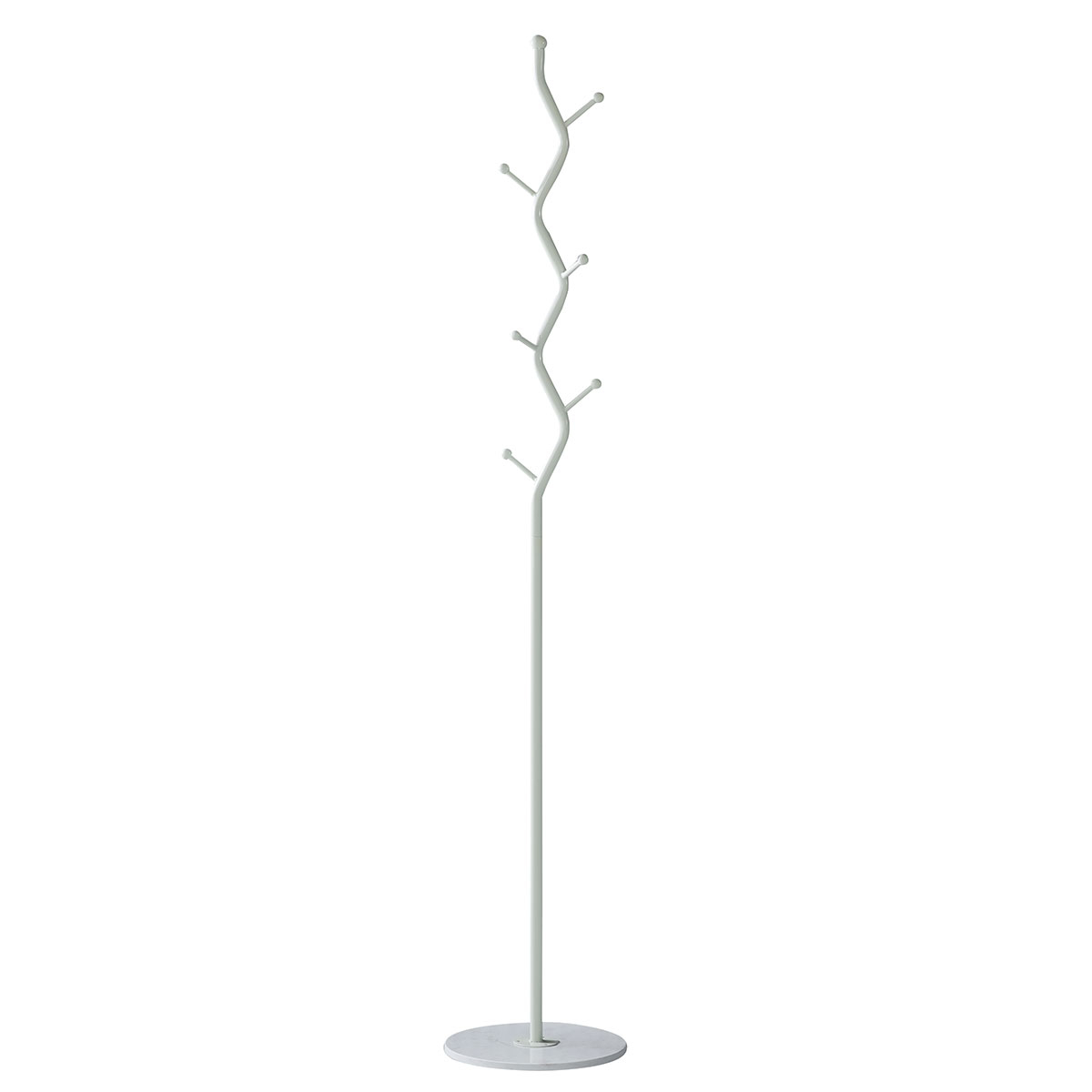 Καλόγερος Ρούχων (30X30X176) Spitishop Bosque White Home Έπιπλα Εισόδου Καλόγεροι Spitishop