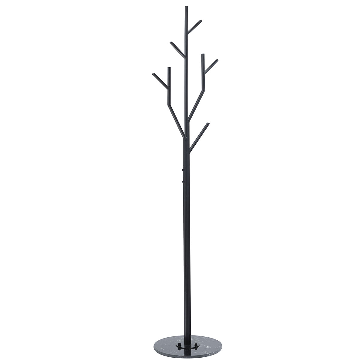 Καλόγερος Ρούχων (37X37X176) Spitishop Grove Black Home Έπιπλα Εισόδου Καλόγεροι Spitishop