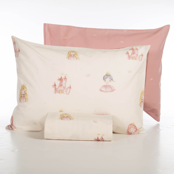 Παπλωματοθήκη Μονή (Σετ 160x240) 2 Όψεων Nef-Nef Homeware Junior Our Princess