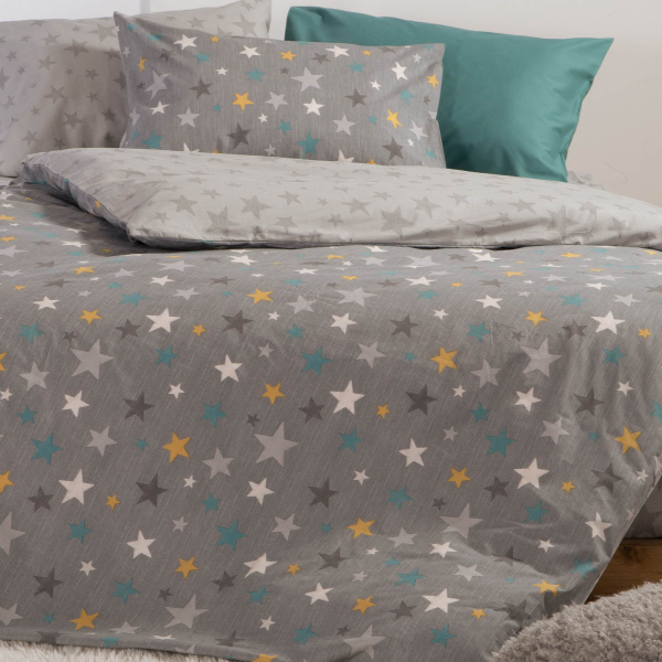 Παπλωματοθήκη Μονή (Σετ 160x240) 2 Όψεων Nef-Nef Homeware Junior Stars Above