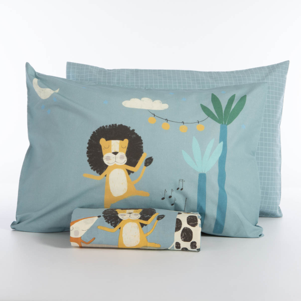 Παπλωματοθήκη Μονή (Σετ 160x240) 2 Όψεων Nef-Nef Homeware Junior Wild Dance