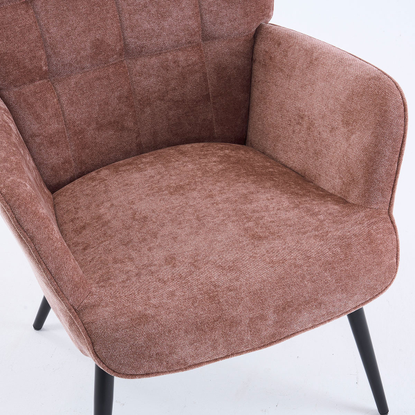 Πολυθρόνα Με Υποπόδιο (78x72x98) Spitishop Haven Pink