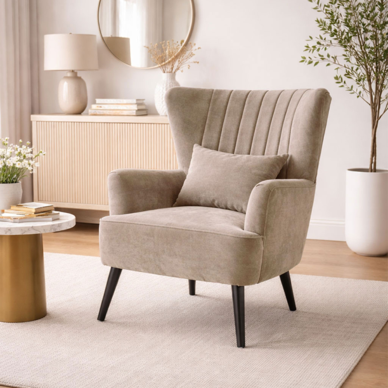 Πολυθρόνα (79x76.5x95.5) Spitishop Embrace Grey