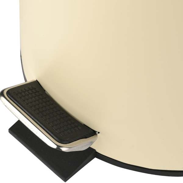 Κάδος Απορριμμάτων Μπάνιου (Φ20x28) εstia 5lt Classic Cream Matt 02-3784
