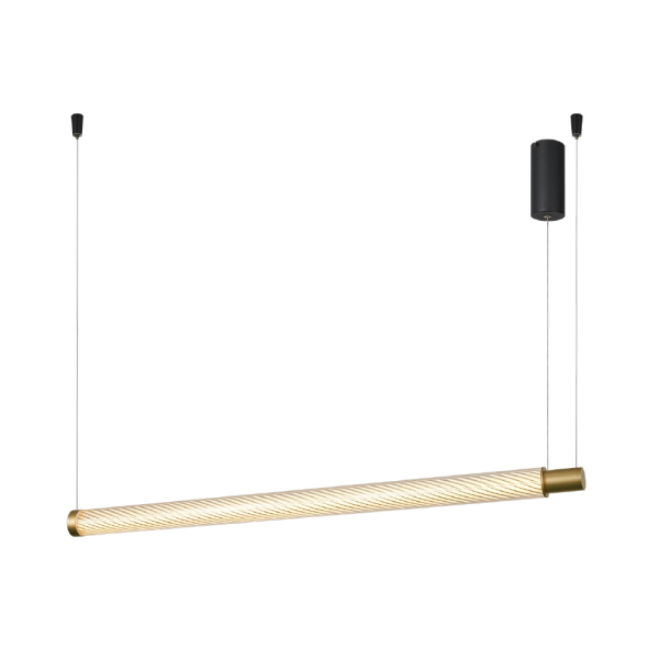 Φωτιστικό Οροφής Μονόφωτο LED 3 CCT Aca Mystique CNP42GBCCT Gold/Sand Black