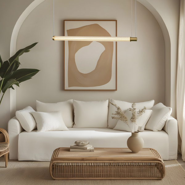 Φωτιστικό Οροφής Μονόφωτο LED 3 CCT Aca Mystique CNP42GBCCT Gold/Sand Black