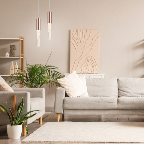 Φωτιστικό Οροφής Μονόφωτο LED 3 CCT Aca Oasis CNP7PBRCCT Brown