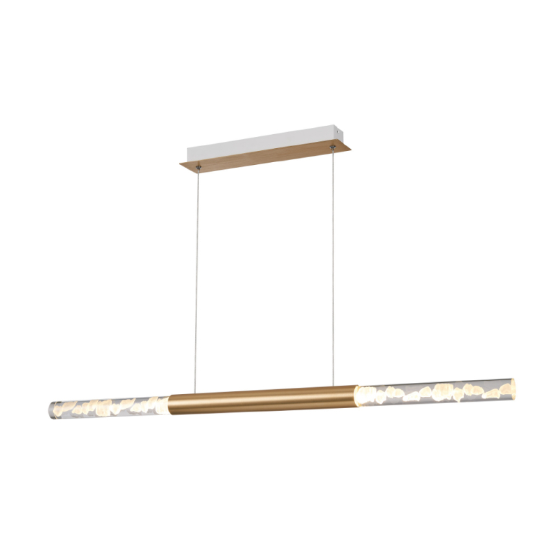 Φωτιστικό Οροφής Δίφωτο LED 3 CCT Aca Oasis CNLP15PGWCCT Brass Gold/Sand White