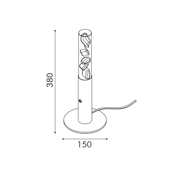 Πορτατίφ LED Aca Dimmable Oasis CNT7PWDIM Sand White