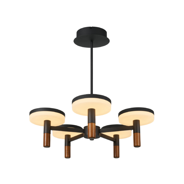 Φωτιστικό Οροφής Πολύφωτο LED 3 CCT Aca Asian CN5P52WBKCCT Sand Black