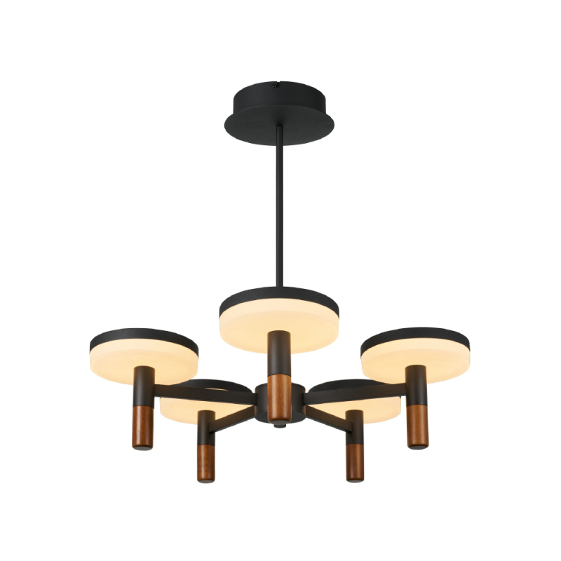 Φωτιστικό Οροφής Πολύφωτο LED 3 CCT Aca Asian CN5P52WBKCCT Sand Black