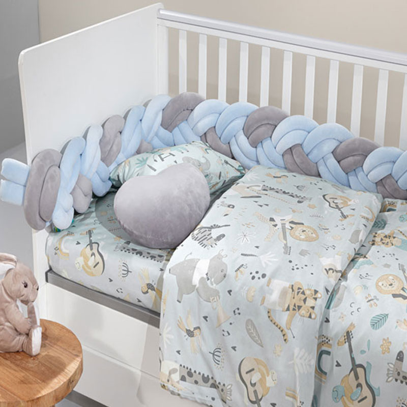 Πάντα Κούνιας - Πλεξούδα (200x20) Saint Clair Bump Boy