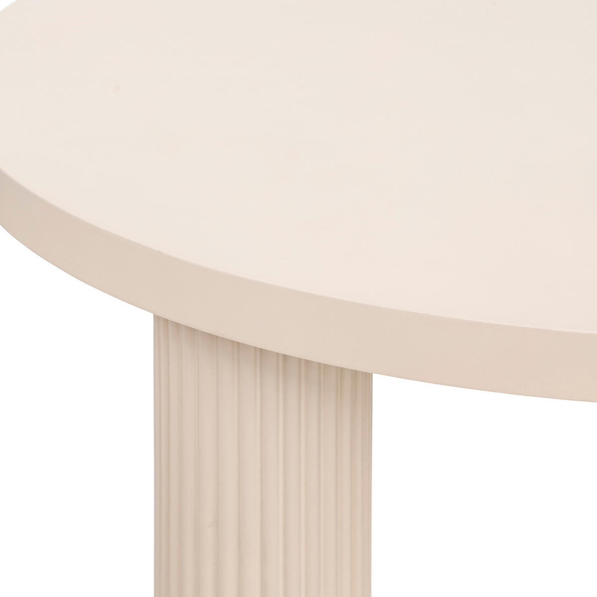 Τραπέζι Σαλονιού (Φ70X35) A-S Tella Cream 197898A Home Έπιπλα Τραπεζάκια Spitishop