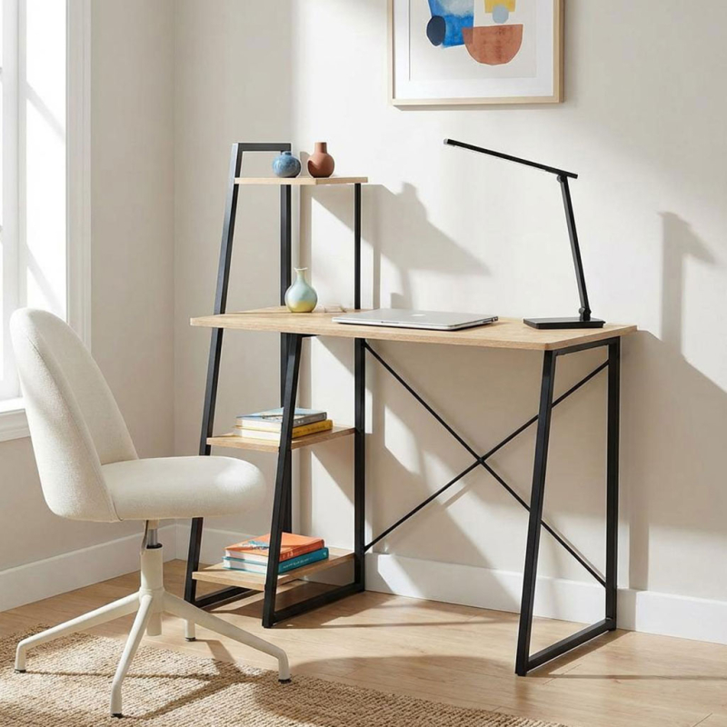 Γραφείο Με 3 Ράφια (102x50x117) Spitishop Vivo