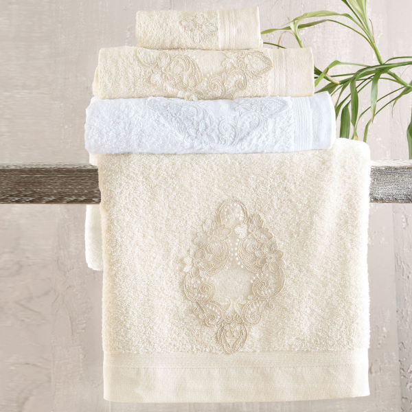 Πετσέτες Μπάνιου (Σετ 3τμχ) Rythmos Cybele 500gsm