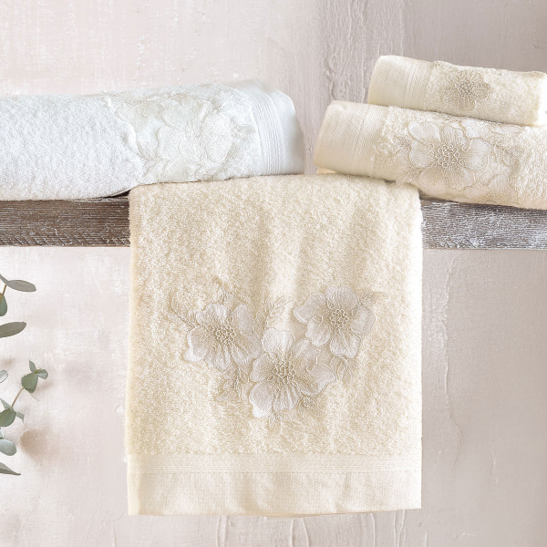 Πετσέτες Μπάνιου (Σετ 3τμχ) Rythmos Aragon 500gsm