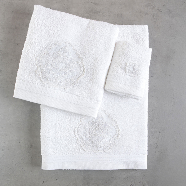 Πετσέτες Μπάνιου (Σετ 3τμχ) Rythmos Thalia 500gsm