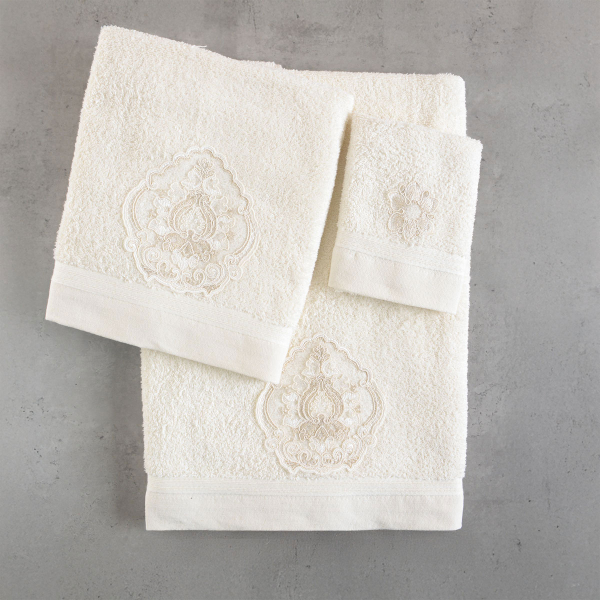 Πετσέτες Μπάνιου (Σετ 3τμχ) Rythmos Thalia 500gsm