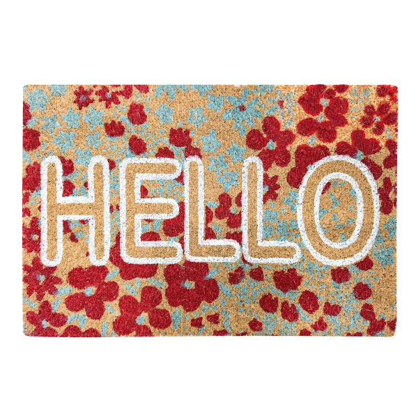 Πατάκι Εισόδου (40x60) Pol Rugs & Mats Ibiza Hello Flowers