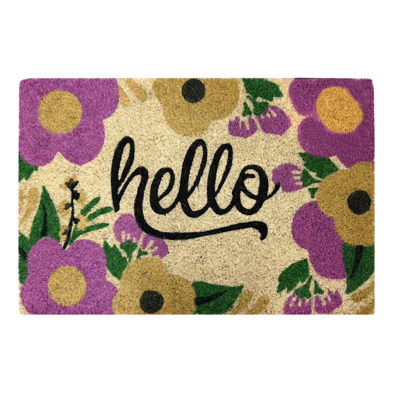 Πατάκι Εισόδου (40x60) Pol Rugs & Mats Ibiza Hello Bleach