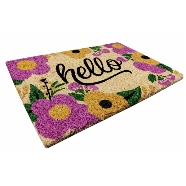 Πατάκι Εισόδου (40x60) Pol Rugs & Mats Ibiza Hello Bleach