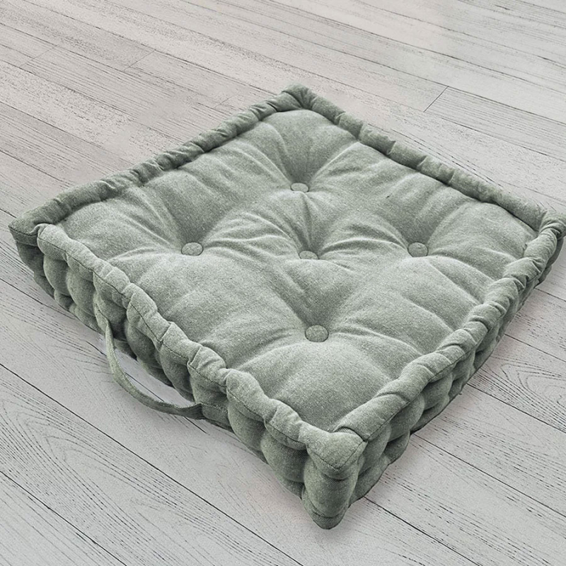 Μαξιλάρα Δαπέδου (45x45x10) Melinen Hart Olive