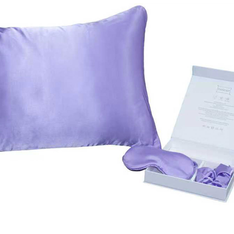 Μεταξωτή Μαξιλαροθήκη Φάκελος + Μάσκα Ύπνου + Scrunchie Melinen Pure Silk Lilac