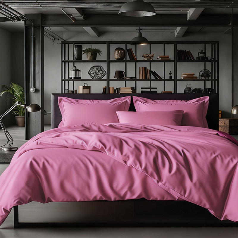 Σεντόνια King Size (Σετ) Makis Tselios Alma Pink Amaze