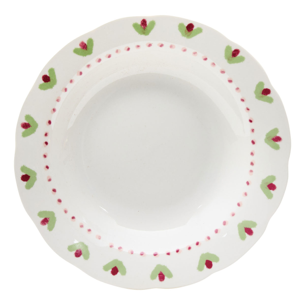 Πιάτο Φαγητού Βαθύ (Φ23) S-D Fleur De Rose 212344