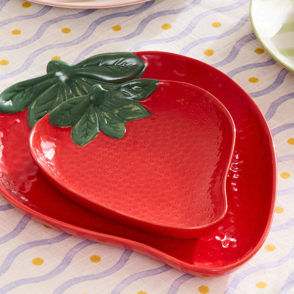 Πιατέλα Σερβιρίσματος (21x16) S-D Strawberry 212156